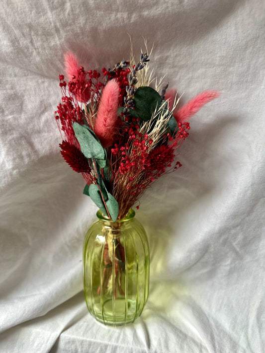 - Petit bouquet Rosy avec son vase -